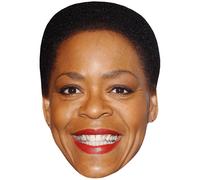 Yvette Freeman (Lipstick) Big Head. Larger than life mask.