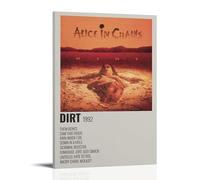 YVFCIRXTT Dirt by Alice in ChainsModern Art Printing Retro Style Wall Decoration Living Room Kitchen Coffee Shop Waterproof Poster20x30inch(50x75cm) Frame-style
