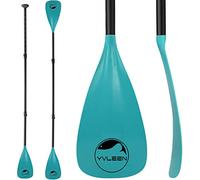 YVLEEN SUP Paddle Board Paddle，Stand up Paddleboard Paddles Adjustable Aluminum 4-Piece Floating Kayak Paddle，Convertible Paddle