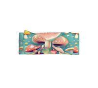 YVNKHKU Adorable Baby Bowknot Headband, Unique Personalized Pattern for Newborn Girls, Soft Polyester Hair Accessories, Magic Mushroom Hair Accessories