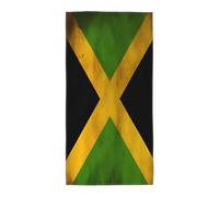 YVNKHKU Bath Towels Kitchen Face Beach Microfiber Cleaning Cloth Wash Hand Towels for Bathroom Soft, Absorbent, and Durable for Bath Old Jamaican Flag