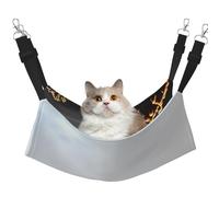 YVNKHKU Butterfly fish1 Reversible Cat Hammock Hanging Soft Breathable Pet Cage Adjustable Bed for Kitten Puppy or Small Medium