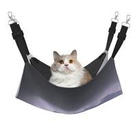 YVNKHKU Cross Dimensional Lightning Reversible Cat Hammock Hanging Soft Breathable Pet Cage Adjustable Bed for Kitten Puppy or Small Large