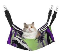YVNKHKU Cute Monsters Reversible Cat Hammock Hanging Soft Breathable Pet Cage Adjustable Bed for Kitten Puppy or Small Large