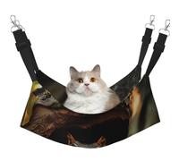 YVNKHKU Cute Squirrel Reversible Cat Hammock Hanging Soft Breathable Pet Cage Adjustable Bed for Kitten Puppy or Small Medium
