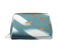 YVNKHKU Makeup Bag Women Toiletrie Showe Brush Skin Care Travel Organizer Purse Me Large Makeup Purse Accessories, Tote The wind blows on the leaves, White, One Size