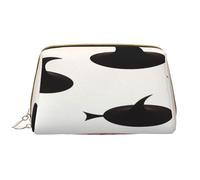 YVNKHKU Makeup Bag Women Toiletrie Showe Brush Skin Care Travel Organizer Purse Me Large Makeup Purse Accessories & ToteSurrealist background, red, white, and black colors, White, One Size