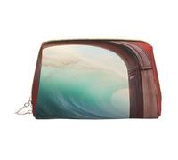 YVNKHKU Makeup Bag Women Toiletrie Showe Brush Skin Care Travel Organizer Purse Me Large Makeup Purse Accessories, Tote The window leading to the sea, White, One Size