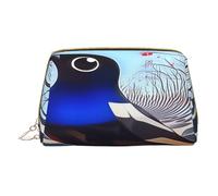 YVNKHKU Makeup Bag Women Toiletrie Showe Brush Skin Care Travel Organizer Purse Me Large Makeup Purse Accessories, Tote The bird of surrealism, White, One Size