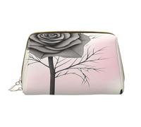 YVNKHKU Makeup Bag Women Toiletrie Showe Brush Skin Care Travel Organizer Purse Me Large Makeup Purse Accessories & ToteNatural Point Rose, White, One Size