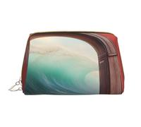 YVNKHKU Makeup Bag Women Toiletrie Showe Brush Skin Care Travel Organizer Purse Me Large Makeup Purse Accessories & ToteThe window leading to the sea, White, One Size