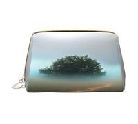 YVNKHKU Makeup Bag Women Toiletrie Showe Brush Skin Care Travel Organizer Purse Me Large Makeup Purse Accessories, Tote Lonely Tree, White, One Size