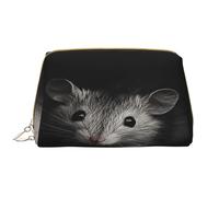 YVNKHKU Makeup Bag Women Toiletrie Showe Brush Skin Care Travel Organizer Purse Me Large Makeup Purse Accessories & ToteA mouse in the darkness, White, One Size