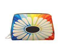 YVNKHKU Makeup Bag Women Toiletrie Showe Brush Skin Care Travel Organizer Purse Me Large Makeup Purse Accessories, Tote Giant daisy flower, White, One Size