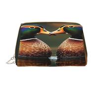 YVNKHKU Makeup Bag Women Toiletrie Showe Brush Skin Care Travel Organizer Purse Me Large Makeup Purse Accessories & ToteBeautiful reflection, animal couple portrait, White, One Size