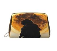 YVNKHKU Makeup Bag Women Toiletrie Showe Brush Skin Care Travel Organizer Purse Me Large Makeup Purse Accessories & ToteLonely silhouette, White, One Size