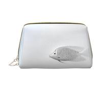 YVNKHKU Makeup Bag Women Toiletrie Showe Brush Skin Care Travel Organizer Purse Me Large Makeup Purse Accessories, Tote Butterfly fish1, White, One Size