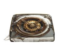 YVNKHKU Makeup Bag Women Toiletrie Showe Brush Skin Care Travel Organizer Purse Me Large Makeup Purse Accessories & ToteSteampunk style 3D rendering, White, One Size