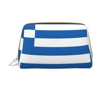 YVNKHKU Makeup Bag Women Toiletrie Showe Brush Skin Care Travel Organizer Purse Me Large Makeup Purse Accessories, Tote Greek flag, White, One Size