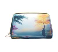 YVNKHKU Makeup Bag Women Toiletrie Showe Brush Skin Care Travel Organizer Purse Me Large Makeup Purse Accessories, Tote Zen Garden, White, One Size