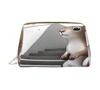 YVNKHKU Makeup Bag Women Toiletrie Showe Brush Skin Care Travel Organizer Purse Me Large Makeup Purse Accessories, Tote Soft Shadow, Squirrel King, White, One Size