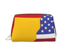 YVNKHKU Makeup Bag Women Toiletrie Showe Brush Skin Care Travel Organizer Purse Me Large Makeup Purse Accessories, Tote American Spain Flag, White, One Size