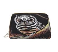 YVNKHKU Makeup Bag Women Toiletrie Showe Brush Skin Care Travel Organizer Purse Me Large Makeup Purse Accessories & ToteThe glowing white owl, White, One Size