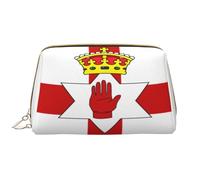 YVNKHKU Makeup Bag Women Toiletrie Showe Brush Skin Care Travel Organizer Purse Me Large Makeup Purse Accessories & ToteFlag of Northern Ireland, White, One Size