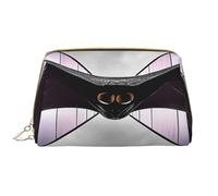 YVNKHKU Makeup Bag Women Toiletrie Showe Brush Skin Care Travel Organizer Purse Me Large Makeup Purse Accessories & ToteBat close-up, White, One Size