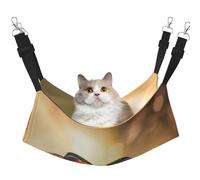 YVNKHKU Mandarin Ducks Playing in The Water Reversible Cat Hammock Hanging Soft Breathable Pet Cage Adjustable Bed for Kitten Puppy or Small Medium