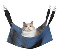 YVNKHKU Photo of The Red Kite Bird Reversible Cat Hammock Hanging Soft Breathable Pet Cage Adjustable Bed for Kitten Puppy or Small Large