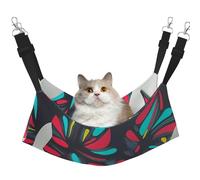 YVNKHKU Pop Art Reversible Cat Hammock Hanging Soft Breathable Pet Cage Adjustable Bed for Kitten Puppy or Small Large