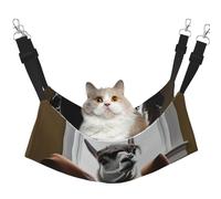 YVNKHKU Portrait of a Camel Reversible Cat Hammock Hanging Soft Breathable Pet Cage Adjustable Bed for Kitten Puppy or Small Medium
