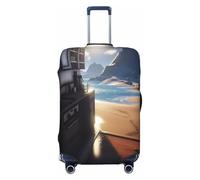 YVNKHKU Sunny house kitchen Stretchable Suitcase Cover - Durable, Anti-Scratch, Fits 18-32 Inch Luggage, Easy Wash & Travel Protection, Black, S