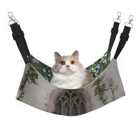 YVNKHKU The Door of Dreams Reversible Cat Hammock Hanging Soft Breathable Pet Cage Adjustable Bed for Kitten Puppy or Small Medium