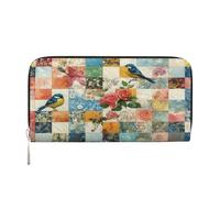 YVNKHKU Wallet Wallet Money Clip Stylish For Mens Women Handbags, Pu Leather, Multiple Compartments, Ideal For Cash And Cards Exciting bird's-eye panoramic view, Black, One Size