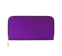 YVNKHKU Wallet Wallet Money Clip Stylish For Mens Women Handbags, Pu Leather, Multiple Compartments, Ideal For Cash And Cards Dark purple color, Black, One Size