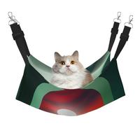 YVNKHKU Wolf Under The Moonlight Reversible Cat Hammock Hanging Soft Breathable Pet Cage Adjustable Bed for Kitten Puppy or Small Medium