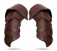 Yvocuyn Medieval Armor, Men's Viking Chest & Shoulder Armor | Integrated shoulder & chest armour for LARP, cosplay, performances. Adjustable, . Men's costume.