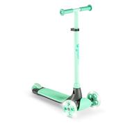 Yvolution Y Glider Kiwi Scooter for Kids Ages 3-8, 3 Wheel Scooter with LED Wheels (Green)
