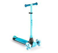 Yvolution Y Glider Kiwi Three Wheel Kick Scooter with LED Wheels - Blue