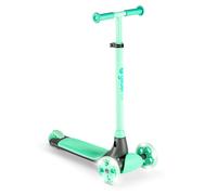 Yvolution Y Glider Kiwi Three Wheel Kick Scooter with LED Wheels - Green