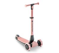 Yvolution Y Glider Nua | Three Wheel Scooter for Kids - Folding design - PINK