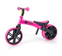 Yvolution Y Velo Junior Balance Bike - PINK - Twin Rear Wheels - Age 1½ -4 Years
