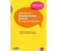 Yvonne Decker-E 1000 Wörter Basiswortschatz Deutsch für die Grundsch (Paperback)