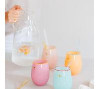 YVONNE ELLEN Bee Glass Tumblers (Set of 4)