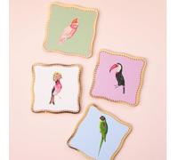 Yvonne Ellen Coasters (Square, Bird Square Coasters)