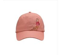 Yvonne Ellen Girraffe Embroidery 6 Panel Cap - Vintage Pink With Giraffe - Vintage Pink With Giraffe - 825726 - 5060388017736