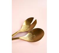 Yvonne Ellen Gold Salad Servers