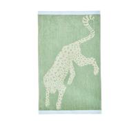 YVONNE ELLEN 'Leopard' Cotton Towel in Green | Size: Bath Sheet YVONNE ELLEN Green Bath Sheet